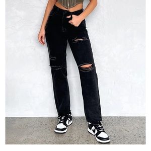 Love Stoned Mid Rise Slim Leg Jeans Vintage Black